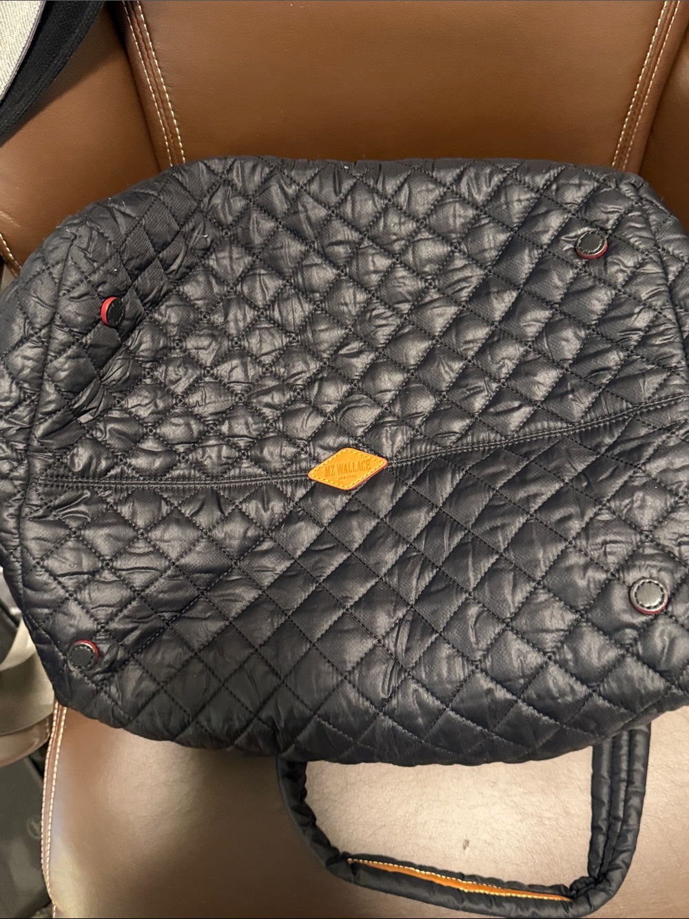 MZ Wallace Metro Tote Large In Black. - Picture 8 of 9
